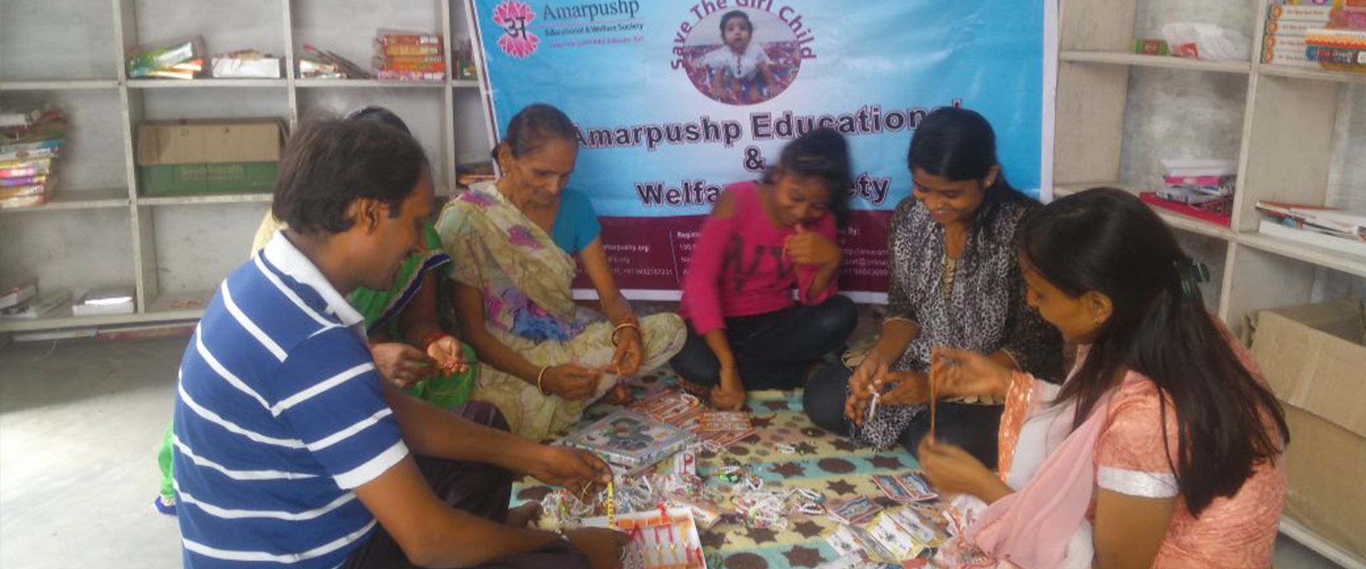 Rakhi Making at Amarpush